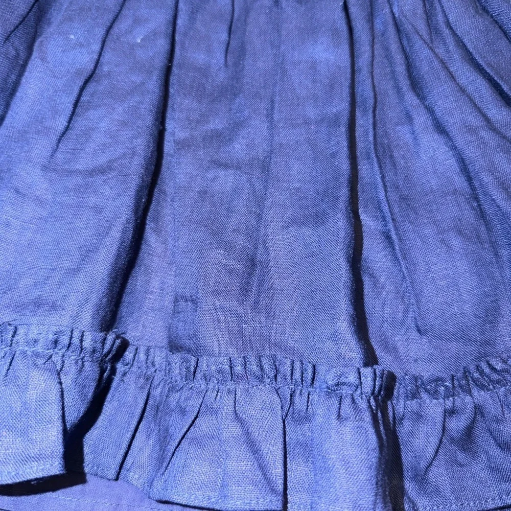 HILL HOUSE The Paz Linen Skirt